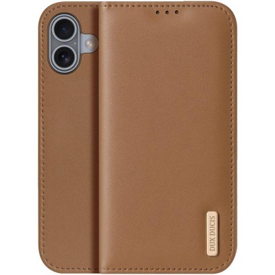 Чохол-книжка Dux Ducis Hivo для Apple iPhone 17 (6.3") Brown Чохол-книжка Dux Ducis Hivo для Apple iPhone 17 (6.3") Brown