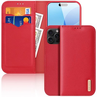 Чохол-книжка Dux Ducis Hivo для Apple iPhone 17 Pro (6.3") Red Чохол-книжка Dux Ducis Hivo для Apple iPhone 17 Pro (6.3") Red