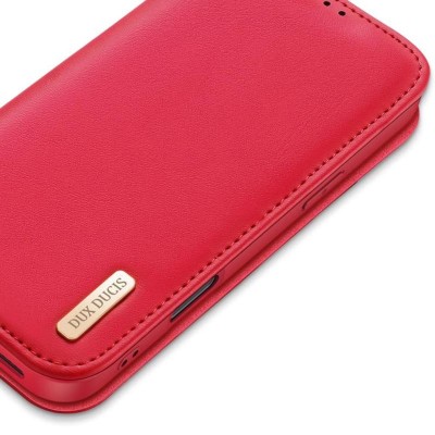 Чохол-книжка Dux Ducis Hivo для Apple iPhone 17 Pro (6.3") Red Чохол-книжка Dux Ducis Hivo для Apple iPhone 17 Pro (6.3") Red