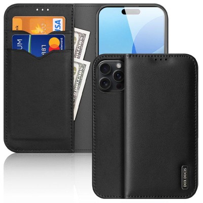 Чохол-книжка Dux Ducis Hivo для Apple iPhone 17 Pro Max (6.9") Black Чохол-книжка Dux Ducis Hivo для Apple iPhone 17 Pro Max (6.9") Black