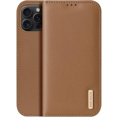 Чохол-книжка Dux Ducis Hivo для Apple iPhone 17 Pro Max (6.9") Brown Чохол-книжка Dux Ducis Hivo для Apple iPhone 17 Pro Max (6.9") Brown