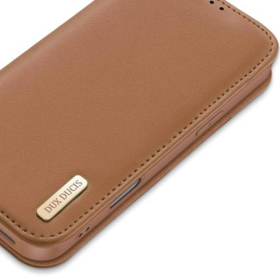Чохол-книжка Dux Ducis Hivo для Apple iPhone 17 Pro Max (6.9") Brown Чохол-книжка Dux Ducis Hivo для Apple iPhone 17 Pro Max (6.9") Brown