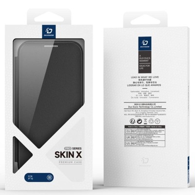 Чохол-книжка Dux Ducis Skin X Pro with MagSafe для Apple iPhone 17 (6.3") Black Чохол-книжка Dux Ducis Skin X Pro with MagSafe для Apple iPhone 17 (6.3") Black