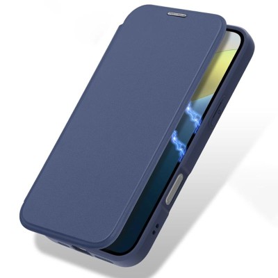 Чохол-книжка Dux Ducis Skin X Pro with MagSafe для Apple iPhone 17 (6.3") Blue Чохол-книжка Dux Ducis Skin X Pro with MagSafe для Apple iPhone 17 (6.3") Blue