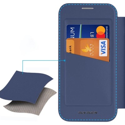 Чохол-книжка Dux Ducis Skin X Pro with MagSafe для Apple iPhone 17 (6.3") Blue Чохол-книжка Dux Ducis Skin X Pro with MagSafe для Apple iPhone 17 (6.3") Blue