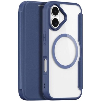Чохол-книжка Dux Ducis Skin X Pro with MagSafe для Apple iPhone 17 (6.3") Blue Чохол-книжка Dux Ducis Skin X Pro with MagSafe для Apple iPhone 17 (6.3") Blue