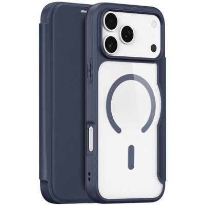 Чохол-книжка Dux Ducis Skin X Pro with MagSafe для Apple iPhone 17 Pro (6.3") Blue Чохол-книжка Dux Ducis Skin X Pro with MagSafe для Apple iPhone 17 Pro (6.3") Blue