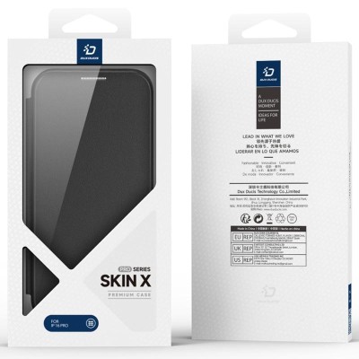 Чохол-книжка Dux Ducis Skin X Pro with MagSafe для Apple iPhone 17 Pro Max (6.9") Black Чохол-книжка Dux Ducis Skin X Pro with MagSafe для Apple iPhone 17 Pro Max (6.9") Black