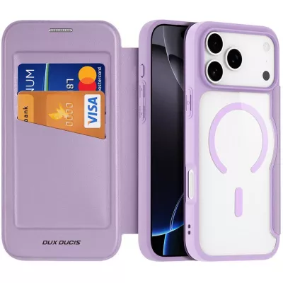Чохол-книжка Dux Ducis Skin X Pro with MagSafe для Apple iPhone 17 Pro Max (6.9") Purple