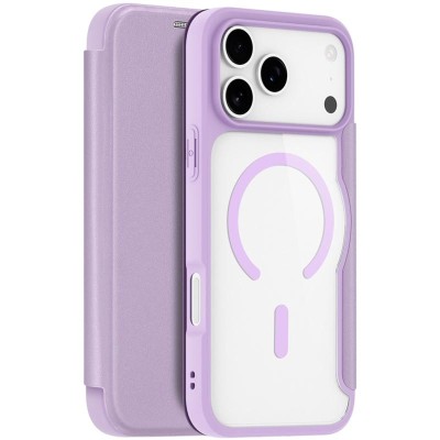 Чохол-книжка Dux Ducis Skin X Pro with MagSafe для Apple iPhone 17 Pro Max (6.9") Purple Чохол-книжка Dux Ducis Skin X Pro with MagSafe для Apple iPhone 17 Pro Max (6.9") Purple