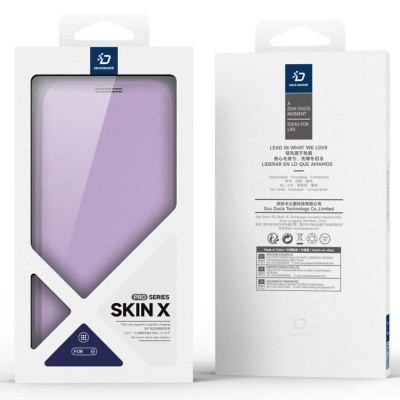 Чохол-книжка Dux Ducis Skin X Pro with MagSafe для Apple iPhone 17 Pro Max (6.9") Purple Чохол-книжка Dux Ducis Skin X Pro with MagSafe для Apple iPhone 17 Pro Max (6.9") Purple