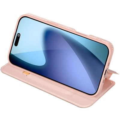 Чохол-книжка Dux Ducis з кишенею для візиток для Apple iPhone 17 (6.3") Rose Gold Чохол-книжка Dux Ducis з кишенею для візиток для Apple iPhone 17 (6.3") Rose Gold