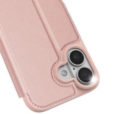 Чохол-книжка Dux Ducis з кишенею для візиток для Apple iPhone 17 (6.3") Rose Gold Чохол-книжка Dux Ducis з кишенею для візиток для Apple iPhone 17 (6.3") Rose Gold