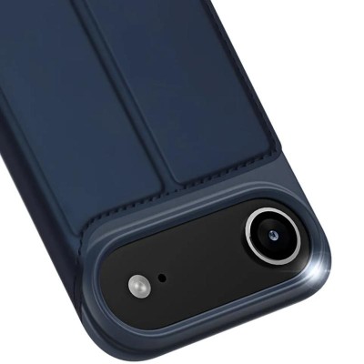Чохол-книжка Dux Ducis з кишенею для візиток для Apple iPhone 17 Air (6.5") Синій