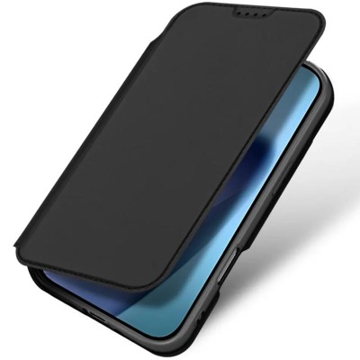 Чохол-книжка Dux Ducis з кишенею для візиток для Apple iPhone 17 Pro (6.3") Чорний