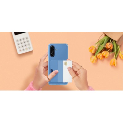 Чохол-накладка Samsung A17 Card Slot EF-OA176TLEGWW / Blue Чохол-накладка Samsung A17 Card Slot EF-OA176TLEGWW / Blue