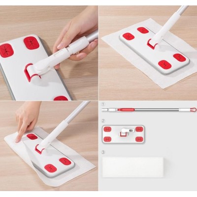 Швабра Yijie non-woven spray mop white (YS-01/FP-24) Швабра Yijie non-woven spray mop white (YS-01/FP-24)