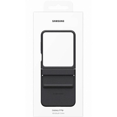 Шкіряний чохол Leather Case (AAA) для Samsung Galaxy Z Flip7 Black Шкіряний чохол Leather Case (AAA) для Samsung Galaxy Z Flip7 Black