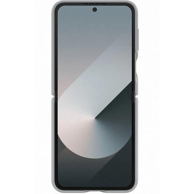 Шкіряний чохол Leather Case (AAA) для Samsung Galaxy Z Flip7 Light Gray Шкіряний чохол Leather Case (AAA) для Samsung Galaxy Z Flip7 Light Gray