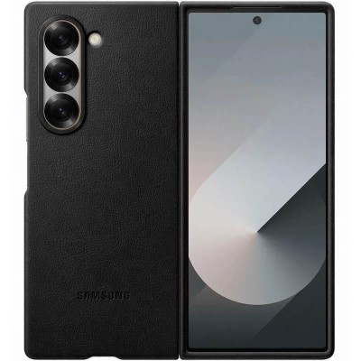 Шкіряний чохол Leather Case (AAA) для Samsung Galaxy Z Fold7 Black Шкіряний чохол Leather Case (AAA) для Samsung Galaxy Z Fold7 Black