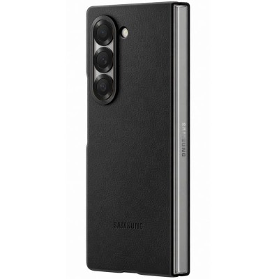 Шкіряний чохол Leather Case (AAA) для Samsung Galaxy Z Fold7 Black Шкіряний чохол Leather Case (AAA) для Samsung Galaxy Z Fold7 Black