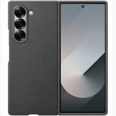 Шкіряний чохол Leather Case (AAA) для Samsung Galaxy Z Fold7 Gray Шкіряний чохол Leather Case (AAA) для Samsung Galaxy Z Fold7 Gray