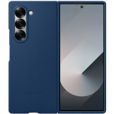 Шкіряний чохол Leather Case (AAA) для Samsung Galaxy Z Fold7 Navy Шкіряний чохол Leather Case (AAA) для Samsung Galaxy Z Fold7 Navy