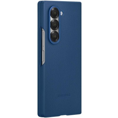 Шкіряний чохол Leather Case (AAA) для Samsung Galaxy Z Fold7 Navy Шкіряний чохол Leather Case (AAA) для Samsung Galaxy Z Fold7 Navy
