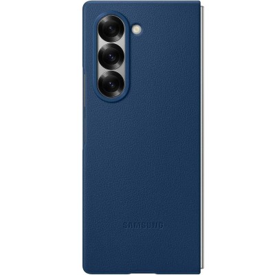 Шкіряний чохол Leather Case (AAA) для Samsung Galaxy Z Fold7 Navy Шкіряний чохол Leather Case (AAA) для Samsung Galaxy Z Fold7 Navy