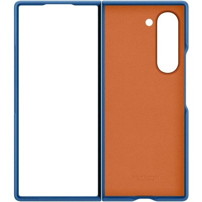 Шкіряний чохол Leather Case (AAA) для Samsung Galaxy Z Fold7 Navy Шкіряний чохол Leather Case (AAA) для Samsung Galaxy Z Fold7 Navy