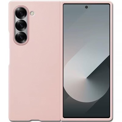 Шкіряний чохол Leather Case (AAA) для Samsung Galaxy Z Fold7 Pink Шкіряний чохол Leather Case (AAA) для Samsung Galaxy Z Fold7 Pink