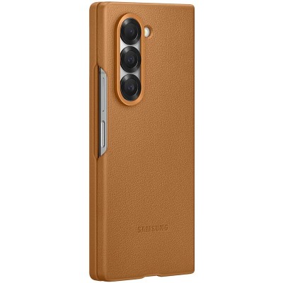 Шкіряний чохол Leather Case (AAA) для Samsung Galaxy Z Fold7 Tan Шкіряний чохол Leather Case (AAA) для Samsung Galaxy Z Fold7 Tan