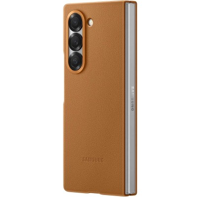 Шкіряний чохол Leather Case (AAA) для Samsung Galaxy Z Fold7 Tan Шкіряний чохол Leather Case (AAA) для Samsung Galaxy Z Fold7 Tan