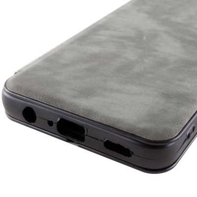 Шкіряний чохол-книжка Belora для Samsung Galaxy A07 Gray