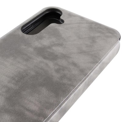 Шкіряний чохол-книжка Belora для Samsung Galaxy A17 5G Gray