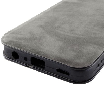 Шкіряний чохол-книжка Belora для Samsung Galaxy A17 5G Gray