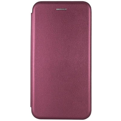 Шкіряний чохол-книжка Classy для Apple iPhone 12 Pro / 12 (6.1") Бордовий Шкіряний чохол-книжка Classy для Apple iPhone 12 Pro / 12 (6.1") Бордовий