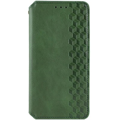 Шкіряний чохол-книжка GETMAN Cubic (PU) для Samsung Galaxy A07 Зелений Шкіряний чохол-книжка GETMAN Cubic (PU) для Samsung Galaxy A07 Зелений