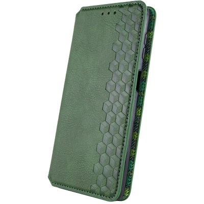 Шкіряний чохол-книжка GETMAN Cubic (PU) для Samsung Galaxy A07 Зелений Шкіряний чохол-книжка GETMAN Cubic (PU) для Samsung Galaxy A07 Зелений