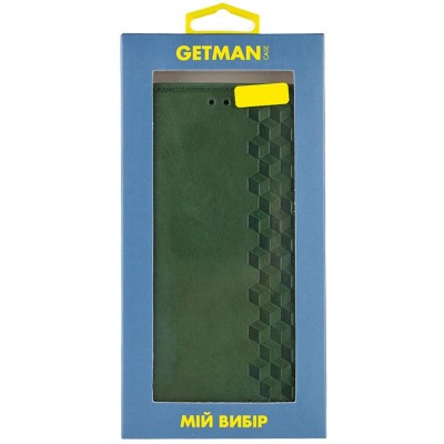Шкіряний чохол-книжка GETMAN Cubic (PU) для Samsung Galaxy A07 Зелений Шкіряний чохол-книжка GETMAN Cubic (PU) для Samsung Galaxy A07 Зелений