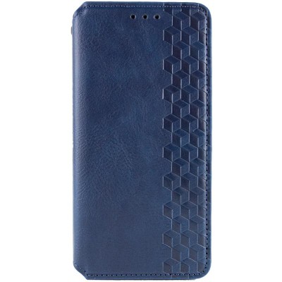 Шкіряний чохол-книжка GETMAN Cubic (PU) для Samsung Galaxy A07 Синій Шкіряний чохол-книжка GETMAN Cubic (PU) для Samsung Galaxy A07 Синій