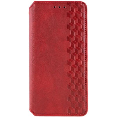 Шкіряний чохол-книжка GETMAN Cubic (PU) для Samsung Galaxy A07 Червоний Шкіряний чохол-книжка GETMAN Cubic (PU) для Samsung Galaxy A07 Червоний