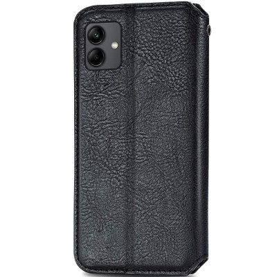Шкіряний чохол-книжка GETMAN Cubic (PU) для Samsung Galaxy A07 Чорний Шкіряний чохол-книжка GETMAN Cubic (PU) для Samsung Galaxy A07 Чорний