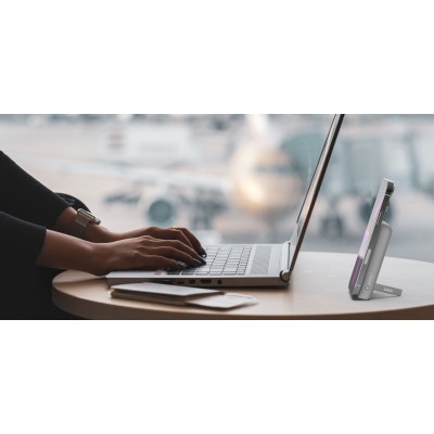 Акумулятор портативний літій-іонний Power Bank Belkin 5000мА·год, 7.5Вт, MagSafe, білий (BPD004BTWT)