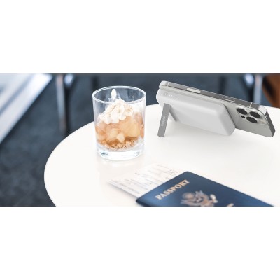 Акумулятор портативний літій-іонний Power Bank Belkin 5000мА·год, 7.5Вт, MagSafe, білий (BPD004BTWT)