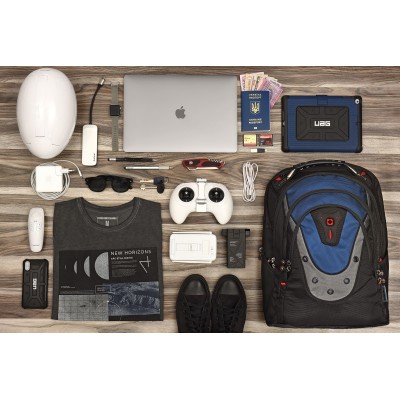 Рюкзак для ноутбука, Wenger Ibex 17", чорно-синій (600638)