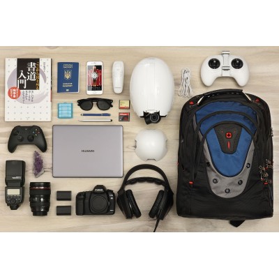 Рюкзак для ноутбука, Wenger Ibex 17", чорно-синій (600638)