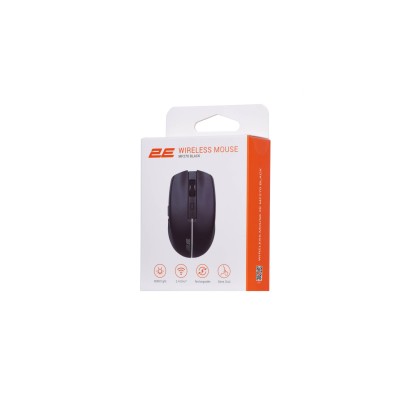 Миша 2E MF270 Rechargeable, White LED, WL, чорний (2E-MF270WBK) Миша 2E MF270 Rechargeable, White LED, WL, чорний (2E-MF270WBK)
