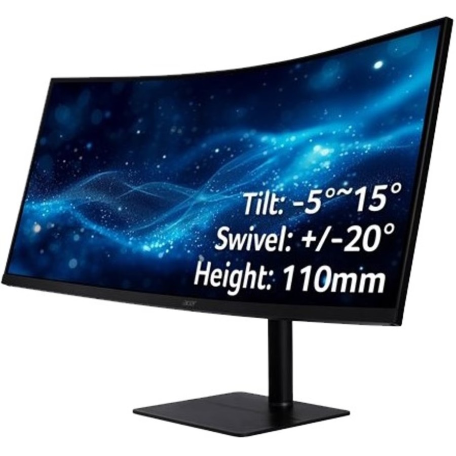 Монiтор TFT ACER 34" CZ342CURJ0bmiphuzx (UM.CC2EE.001) 21:9 VA Curved WQHD 120Hz 1.07B USB-C HAS MM Монiтор TFT ACER 34" CZ342CURJ0bmiphuzx (UM.CC2EE.001) 21:9 VA Curved WQHD 120Hz 1.07B USB-C HAS MM