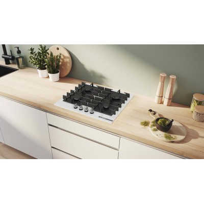 Варильна поверхня Bosch газова, 60см, чавун, білий